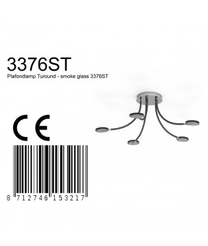 CE - LED plafondlamp - 3376ST Turound - Steinhauer
