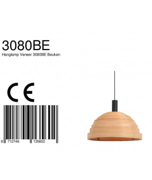 CE - Hanglamp - 3080BE Veneer - Steinhauer