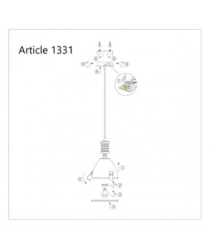 Handleiding - Hanglamp - 1331ZW Antique - Steinhauer