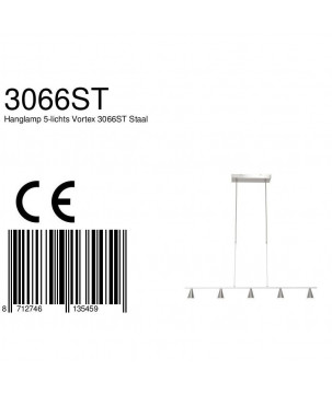 CE - LED Hanglamp - 3066ST Vortex - Steinhauer