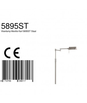 CE - LED Vloerlamp - 5895ST Karl - Steinhauer