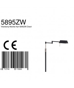 CE - LED Vloerlamp - 5895ZW Karl - Steinhauer