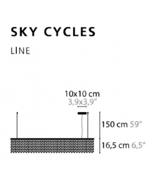 Hanglampen - H29 Sky Cycles Line - Ilfari
