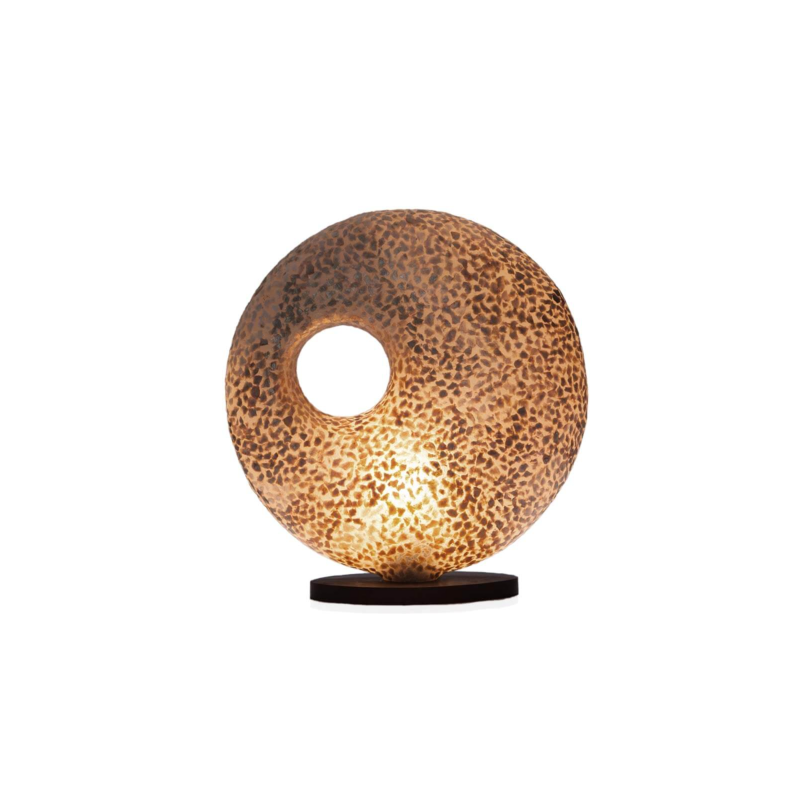 Design tafellamp 9343 Wangi Gold Donut