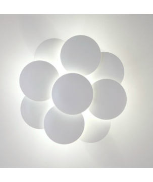 LED Wandlamp / Plafondlamp - Circles 9 - Millelumen - 3