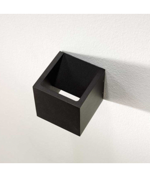Wandlampen - 8957 Cube Zwart - Artdelight - 2