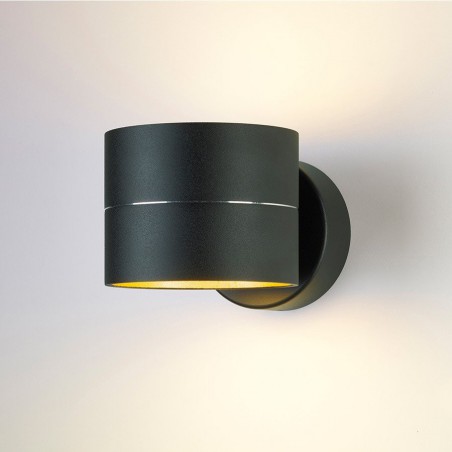 LED wandlamp 10073 Tudor zwart goud - Oligo