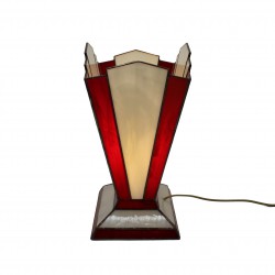 Tafellamp 3276 Zodiac Rood Ivoor - Rose Design - 3
