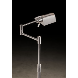 LED vloerlamp - 9617 - nikkel mat - Holtkotter