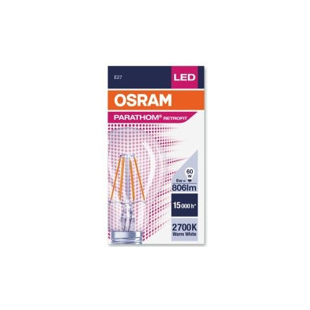 Lichtbron - E27 - Standaard Par Fila Helder - 7W - Osram