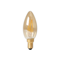 Kaarslamp - E14 - Filament Goud Dim - 3,5W - Calex