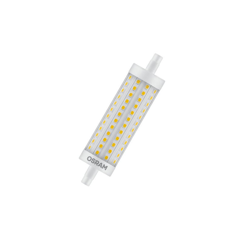 Tweekneepslamp - R7S 118mm - Par Dim - 16W - Osram