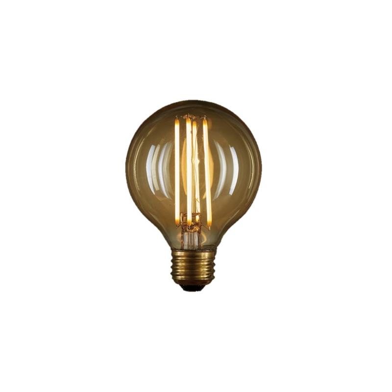 Globelamp - E27 - Fila 125mm Goud Dim - 6W - HP