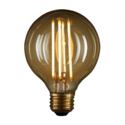 Globelamp - E27 - Fila 95mm Goud Dim - 4W - HP