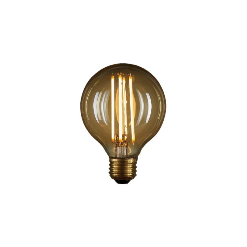 Globelamp - E27 - Fila 95mm Goud Dim - 4W - HP