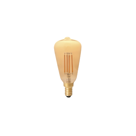 Rustieklamp - E27 - Fila ST48 Goud - 4W - Calex