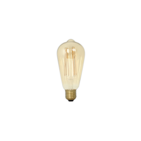 Rustieklamp - E27 - Fila ST64 Goud Dim - 4W - Calex