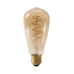 Rustieklamp - E27 - Flex ST64 Goud Dim - 4W - Calex