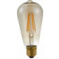 Rustieklamp - E27 - Fila ST64X140 Goud Dim - 10W - SPL