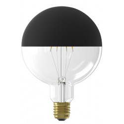 Kopspiegellamp - E27 - Fila Globe G125 Zwart - 4W - Calex