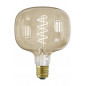 Deco lamp - E27 - Rondo Amber - 4W - Calex