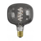 Deco lamp - E27 - Rondo Smokey - 4W - Calex