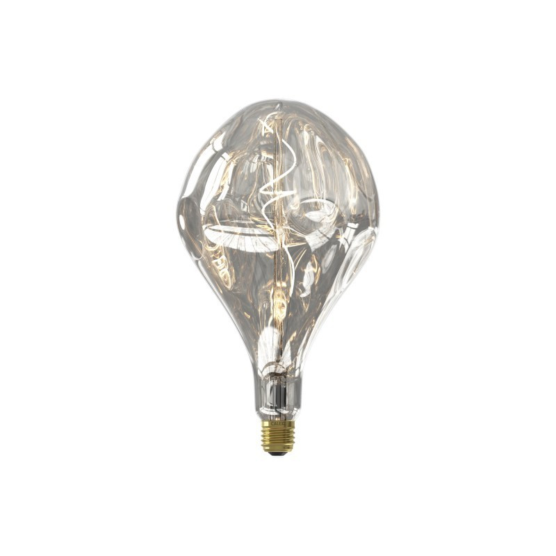 Deco lamp - E27 - XXL Organic Evo Silver - 6W - Calex
