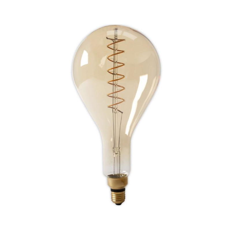 Deco lamp - E27 - Curly Fila Giant Gold - 4W - Calex