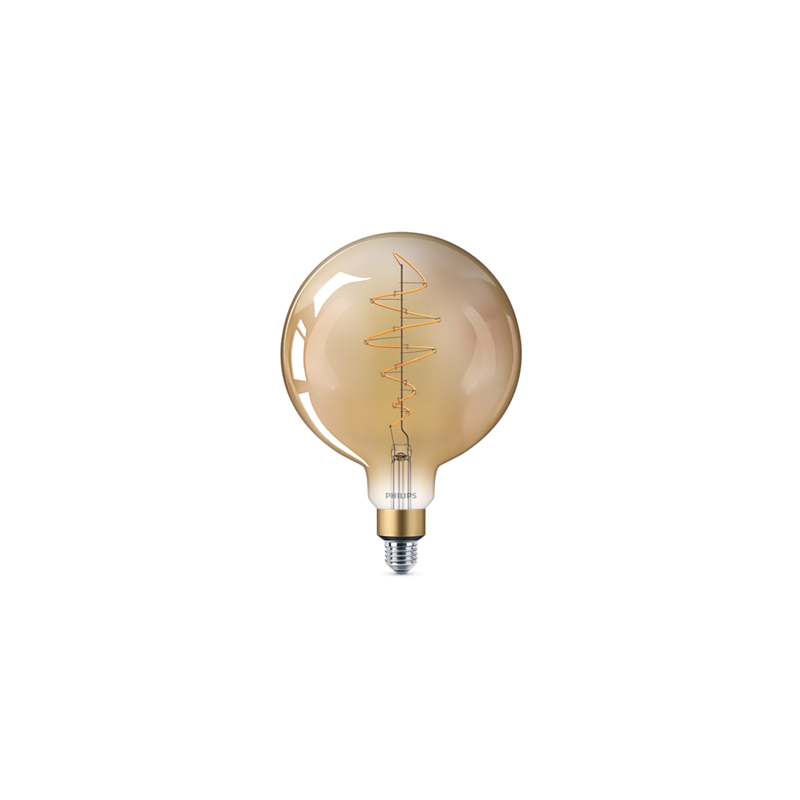 Globelamp - E27 - Classic G200 Gold Dim - 6,5W - Philips