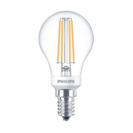 Kogellamp - E14 - Fila Classic Helder Dim - 4,5W - Philips