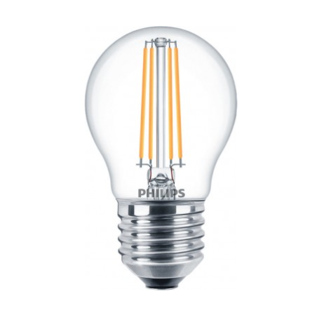 Kogellamp - E27 - Fila Classic Helder Dim - 4,5W - Philips