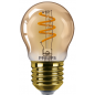 Kogellamp - E27 - Fila Vintage Goud Dim - 2,6W - Philips
