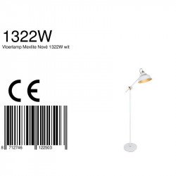 CE - Vloerlamp - 1322W Nove - Steinhauer - 1