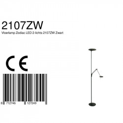 CE - LED - Vloerlamp - 2107ZW Zodiac - Steinhauer