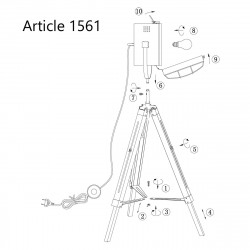 Handleiding - LED - Vloerlamp - 1561BE Dyce - Steinhauer