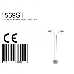 CE - LED Vloerlamp - 1569ST Zenith - Steinhauer