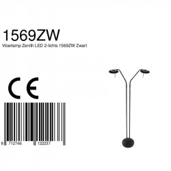 CE - LED Vloerlamp - 1569ZW Zenith - Steinhauer