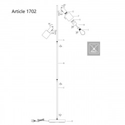 Handleiding - Vloerlamp - 1702ZW Fjorgard - Steinhauer