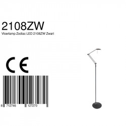 CE - LED Vloerlamp - 2108ZW Zodiac - Steinhauer