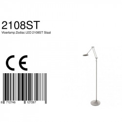CE - LED Vloerlamp - 2108ST Zodiac - Steinhauer