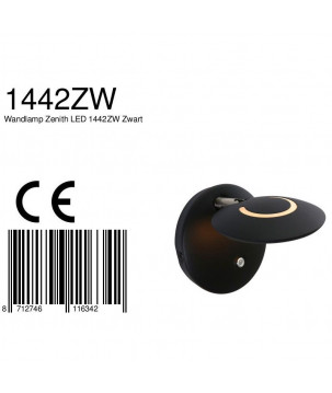 CE - LED Wandlamp - 1442ZW Zenith - Steinhauer