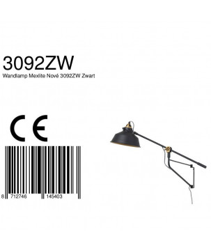 CE - Wandlamp - 3092ZW Nove - Steinhauer