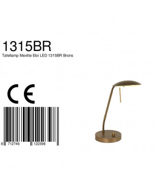 CE - Tafellamp - 1315BR Eloi - Steinhauer